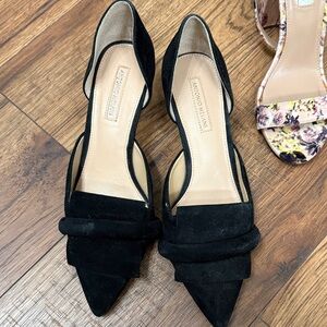 ANTONIO MELANI Black Suede Heels